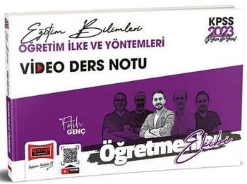 Yargı Yayınları 2023 KPSS Eğitim Bilimleri Öğretmenler Ekibi Öğretim İlke ve Yöntemleri Video Ders Notu
