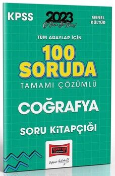 Yargı Yayınları 2023 KPSS Tüm Adaylar İçin 100 Soruda Coğrafya Tamamı Çözümlü Soru Kitapçığı