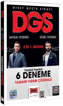 Yargı Yayınları 2026 DGS Sayısal Yetenek Sözel Yetenek Fasikül Fasikül Tamamı Video Çözümlü 6 Deneme