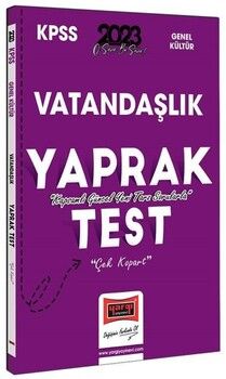 Yargı Yayınları 2023 KPSS Vatandaşlık Yaprak Test Çek Kopart
