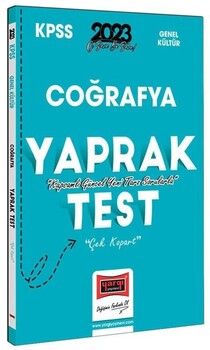 Yargı Yayınları 2023 KPSS Coğrafya Yaprak Test Çek Kopart