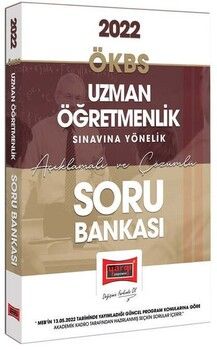 Yargı Yayınları 2022 ÖKBS Uzman Öğretmenlik Sınavına Yönelik Açıklamalı ve Çözümlü Soru Bankası