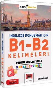 Yargı Yayınları İngilizce Konuşmak İçin B1 B2 Kelimeleri Video Anlatımlı Renkli Çeviri