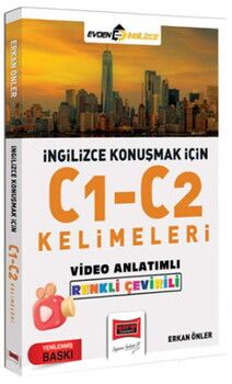 Yargı Yayınları İngilizce Konuşmak İçin C1-C2 Kelimeleri Video Anlatımlı Renkli Çeviri