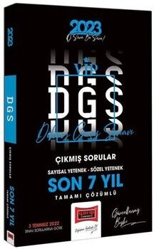 Yargı Yayınları 2023 DGS VIP Son 7 Yıl Çıkmış Sorular