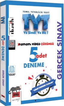Yargı Yayınları TYT Tamamı Video Çözümlü 5 Deneme Sınavı