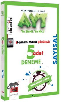 Yargı Yayınları AYT Sayısal Tamamı Video Çözümlü 5 Deneme