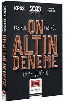 Yargı Yayınları 2023 KPSS Eğitim Bilimleri Fasikül Fasikül Tamamı Çözümlü 10 Altın Deneme