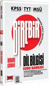 Yargı Yayınları KPSS TYT MSÜ Birebir Tamamı Çözümlü Dil Bilgisi Soru Bankası