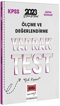 Yargı Yayınları 2023 KPSS Eğitim Bilimleri Ölçme ve Değerlendirme Yaprak Test