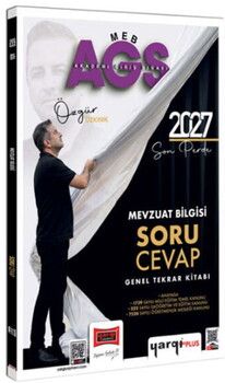 Yargı Yayınları 2027 MEB AGS Mevzuat Bilgisi Soru Cevap Genel Tekrar Kitabı
