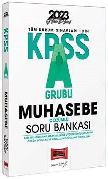 Yargı Yayınları 2023 KPSS A Grubu Muhasebe Tamamı Çözümlü Soru Bankası