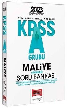 Yargı Yayınları 2023 KPSS A Grubu Maliye Tamamı Çözümlü Soru Bankası