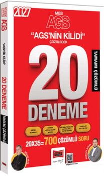 Yargı Yayınları 2027 MEB AGS Tüm Dersler AGS nin Kilidi Tamamı Çözümlü 20 Deneme