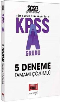 Yargı Yayınları 2023 KPSS A Grubu Tüm Dersler Tamamı Çözümlü 5 Deneme Sınavı