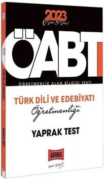 Yargı Yayınları 2023 ÖABT Türk Dili ve Edebiyatı Öğretmenliği Yaprak Test