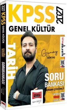 Yargı Yayınları 2027 KPSS Genel Kültür Tamamı Çözümlü Tarih Soru Bankası