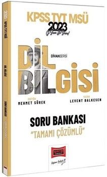 Yargı Yayınları 2023 KPSS Divanı Dil Bilgisi Tamamı Çözümlü Soru Bankası