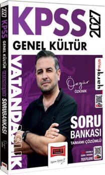 Yargı Yayınları 2027 KPSS Genel Kültür Vatandaşlık Tamamı Çözümlü Soru Bankası