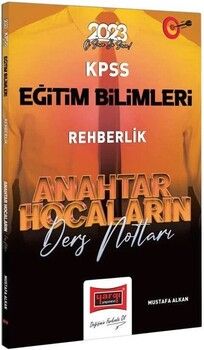 Yargı Yayınları 2023 KPSS Eğitim Bilimleri Rehberlik Anahtar Hocaların Ders Notları