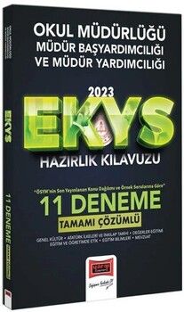 Yargı Yayınları 2023 EKYS Okul Müdürlüğü Müdür Başyardımcılığı ve Müdür Yardımcılığı Tamamı Çözümlü 11 Deneme