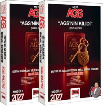 Yargı Yayınları 2027 MEB AGS nin Kilidi Eğitim Bilimleri ve Türk Milli Eğitim Sistemi Konu Anlatımı 2 Cilt