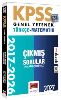 Yargı Yayınları 2027 KPSS Genel Yetenek Türkçe Matematik Konu Konu Tamamı Çözümlü 10 Yıl Çıkmış Sorular