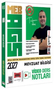Yargı Yayınları 2027 MEB AGS Mevzuat Bilgisi Video Ders Notları
