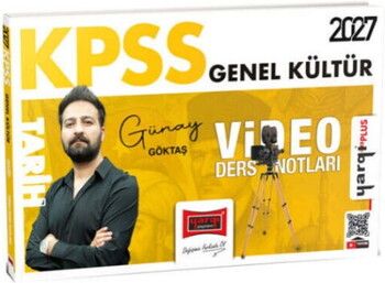 Yargı Yayınları 2027 KPSS Genel Kültür Tarih Video Ders Notları