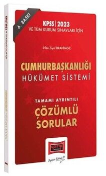 Yargı Yayınları 2023 KPSS ve Tüm Kurum Sınavları İçin Cumhurbaşkanlığı Hükümet Sistemi Tamamı Ayrıntılı Çözümlü Sorular
