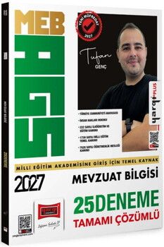 Yargı Yayınları 2027 MEB AGS Mevzuat Bilgisi Tamamı Çözümlü 25 Deneme