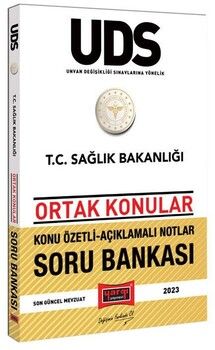 Yargı Yayınları 2023 Sağlık Bakanlığı UDS Unvan Değişikliği Sınavlarına Yönelik Konu Özetli Açıklamalı Soru Bankası