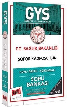 Yargı Yayınları 2023 Sağlık Bakanlığı Şöför Kadrosu İçin Konu Özetli Açıklamalı Soru Bankası