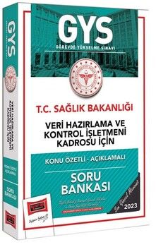 Yargı Yayınları 2023 Sağlık Bakanlığı Veri Hazırlama ve Kontrol İşletmeni Kadrosu İçin Konu Özetli Açıklamalı Soru Bankası