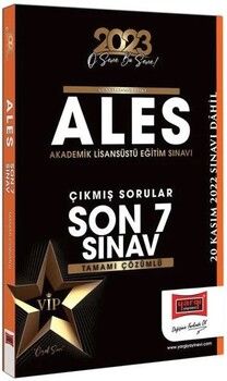 Yargı Yayınları 2023 ALES VIP Çıkmış Sorular Son 7 Sınav