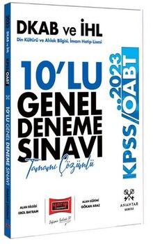 Yargı Yayınları 2023 ÖABT Din Kültürü ve Ahlak Bilgisi İmam Hatip Lisesi (Dkab ve İHL) Öğretmenliği Tamamı Çözümlü 10 Deneme