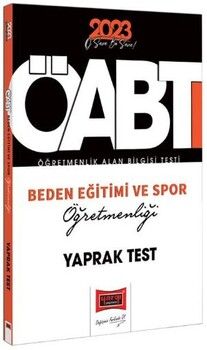 Yargı Yayınları 2023 KPSS ÖABT Beden Eğitimi Öğretmenliği ve Spor Öğretmenliği Yaprak Test