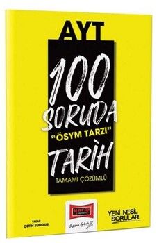 Yargı Yayınları 100 Soruda ÖSYM Tarzı AYT Tarih Tamamı Çözümlü Soru Bankası