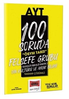 Yargı Yayınları 100 Soruda ÖSYM Tarzı AYT Felsefe Din Kültürü ve Ahlak bilgisi Tamamı Çözümlü Soru Bankası