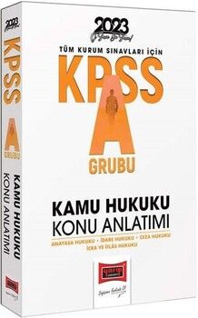 Yargı Yayınları 2023 KPSS A Grubu Kamu Hukuku Konu Anlatımı
