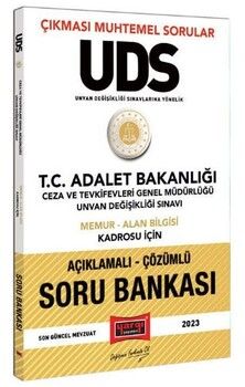 Yargı Yayınları 2023 Adalet Bakanlığı Ceza ve Tevkifevleri Genel Müdürlüğü Unvan Değişikliği Sınavı Öğretmen Kadrosu Alan Bilgis