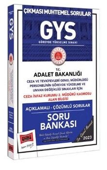 Yargı Yayınları 2023 Adalet Bakanlığı GYS Ceza ve Tevkifevleri Genel Müdürlüğü Ceza İnfaz Kurumu 2.Müdür Kadrosu Alan Bilgisi İç
