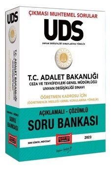 Yargı Yayınları 2023 Adalet Bakanlığı Ceza ve Tevkifevleri Genel Müdürlüğü Unvan Değişikliği Sınavı UDS Öğretmen Kadrosu İçin Öğ
