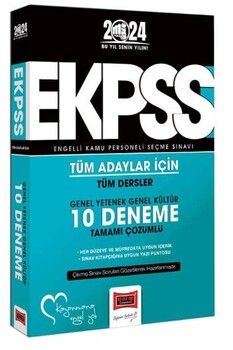 Yargı Yayınları 2024 Ekpss Tüm Adaylar İçin Genel Yetenek Genel Kültür Tüm Dersler Tamamı Çözümlü 10 Deneme
