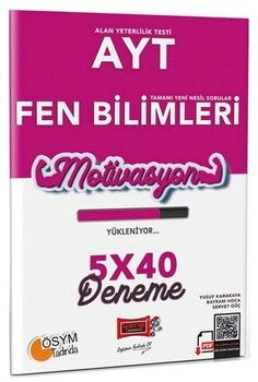 Yargı Yayınları AYT Fen Bilimleri 5 x 40 Deneme