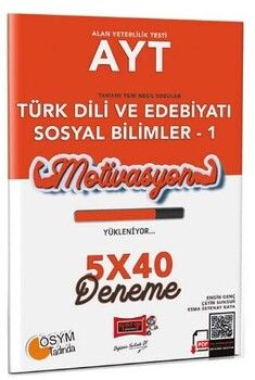 Yargı Yayınları AYT Türk Dili ve Edebiyatı Sosyal Bilimler-1 5 x 40 Deneme