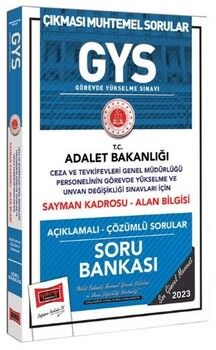 Yargı Yayınları 2023 Adalet Bakanlığı GYS Ceza ve Tevkifevleri Genel Müdürlüğü Sayman Kadrosu İçin Alan Bilgisi Açıklamalı Çözüm