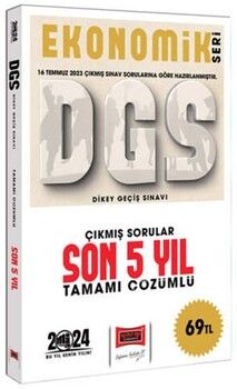 Yargı Yayınları 2024 DGS Ekonomik Seri Çıkmış Sorular Tamamı Çözümlü Son 5 Yıl