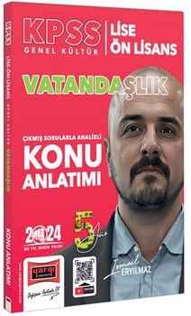 Yargı Yayınları 2024 KPSS Lise Ön Lisans 5Yüz Vatandaşlık Çıkmış Sorularla Desteklenmiş Analizli Konu Anlatımı
