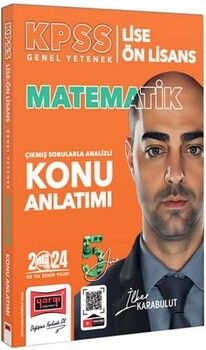 Yargı Yayınları 2024 KPSS Lise Ön Lisans 5Yüz Ekibi Matematik Çıkmış Sorularla Desteklenmiş Analizli Konu Anlatımı